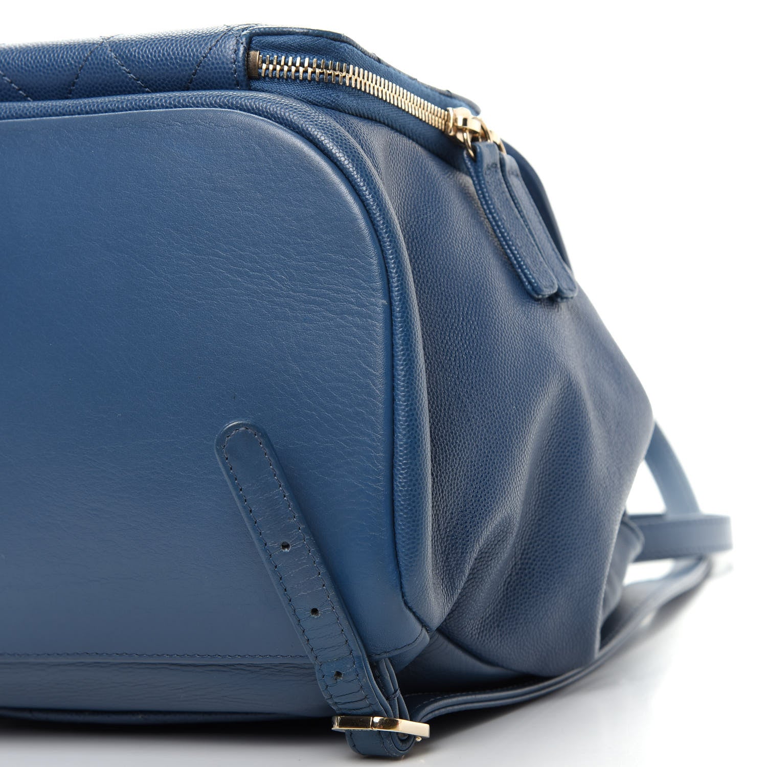 Chanel Caviar Quilted Business Affinity Backpack Blue 7 of 7