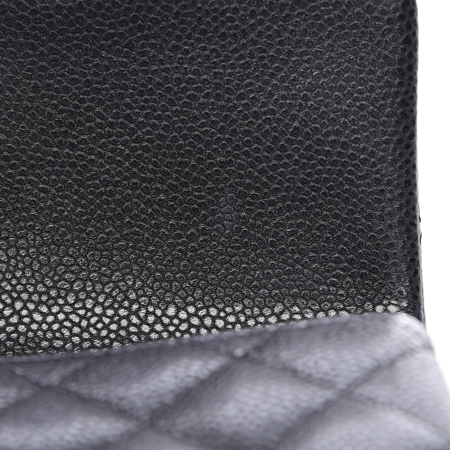 Caviar Quilted Mini Square Flap Black