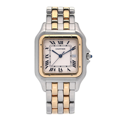 Cartier Stainless Steel 18K Yellow Gold 29mm Panthere Quartz Watch 1 of 4