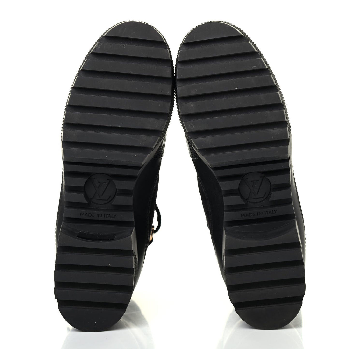 Suede Calfskin Laureate Platform Desert Boots 36 Black