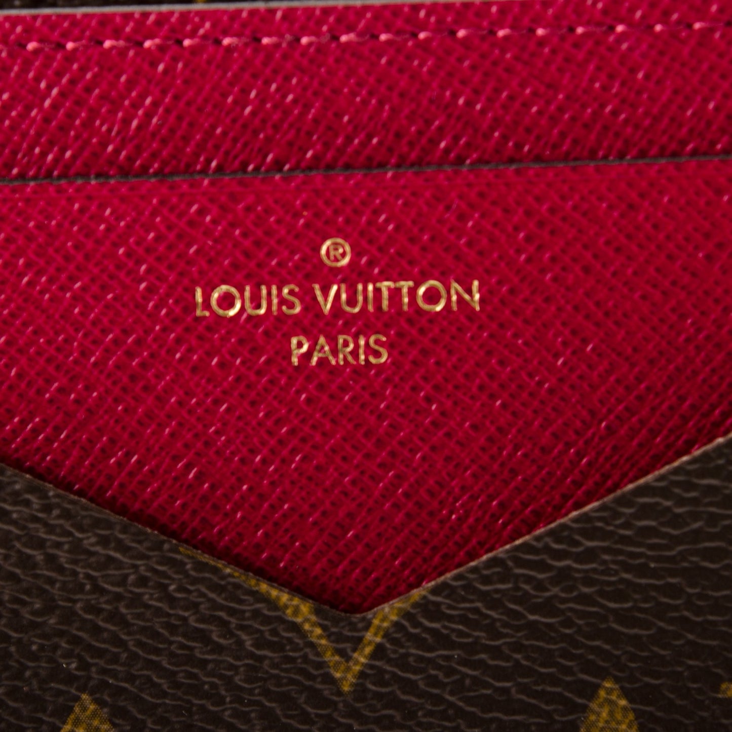 Monogram Jeanne Wallet Fuchsia