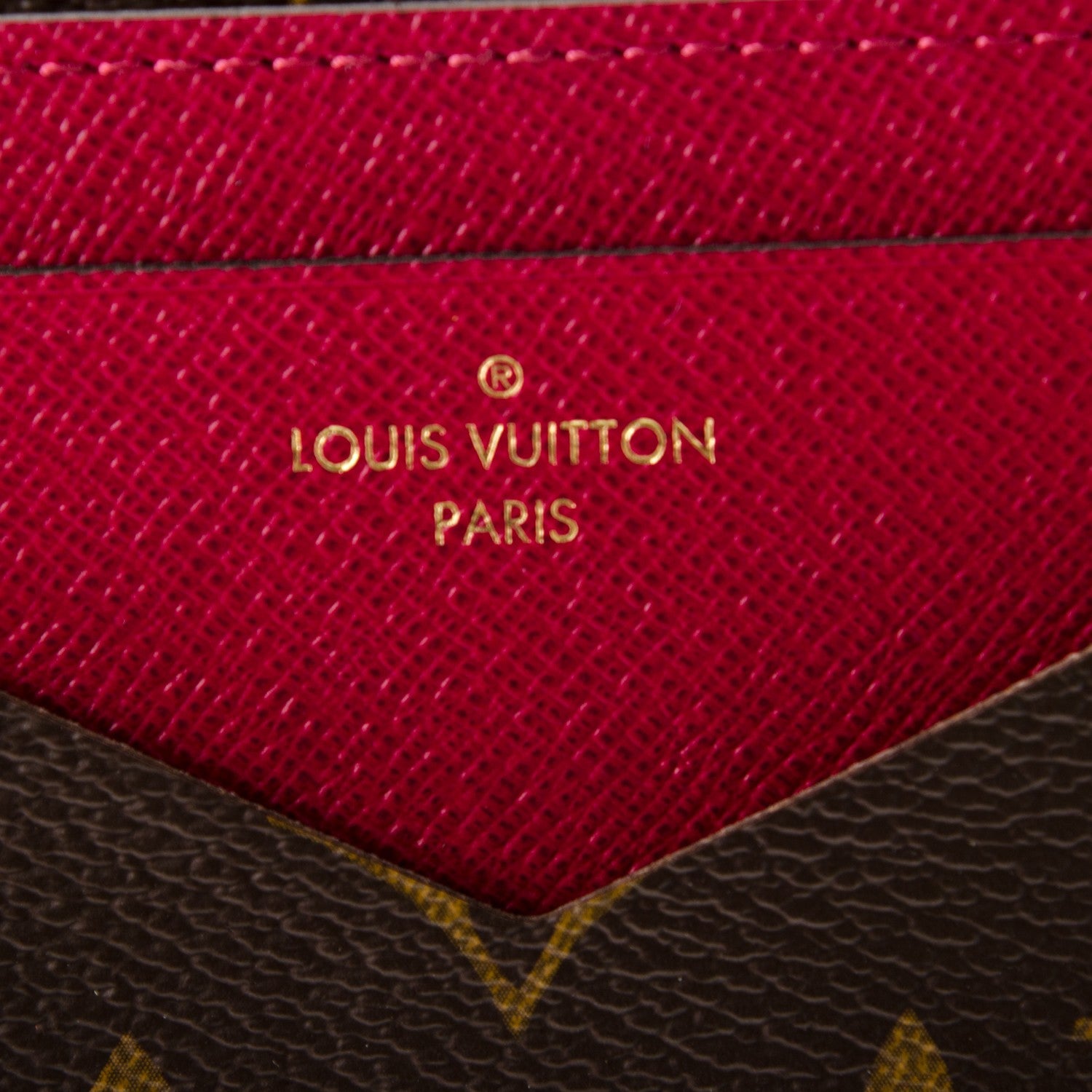 Louis Vuitton Monogram Jeanne Wallet Fuchsia 6 of 9
