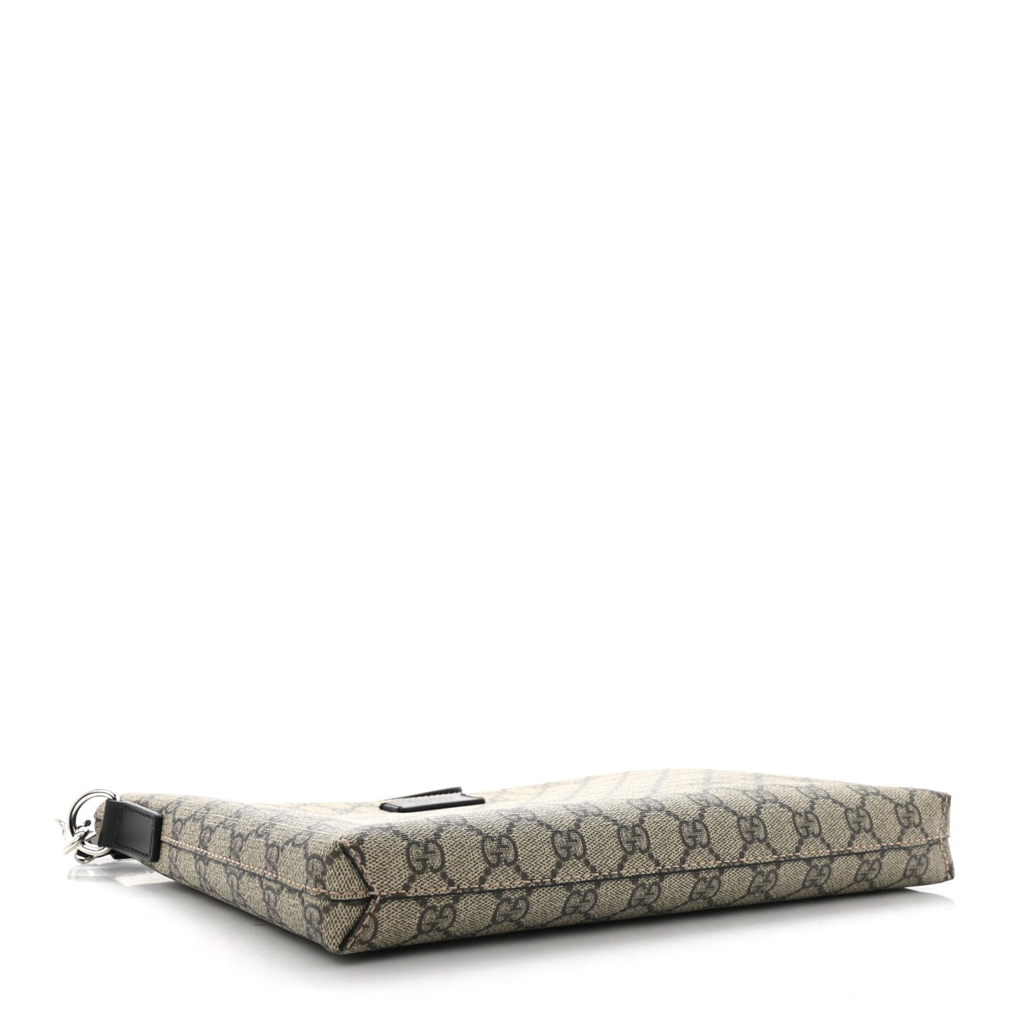 GG Supreme Monogram Mens Wristlet Black