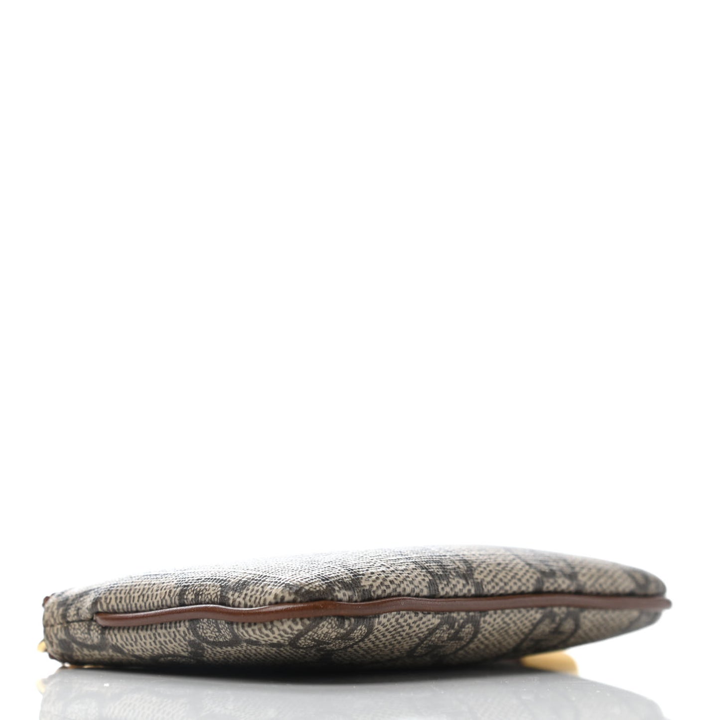 GG Supreme Monogram Key Case Brown