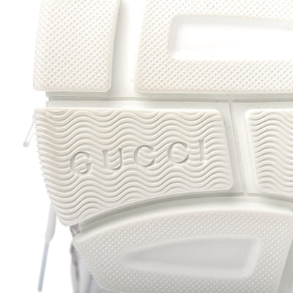 Gucci X SEGA Mesh Calfskin Suede Womens Flashtrek Sneakers 37.5 Great White 9 of 10