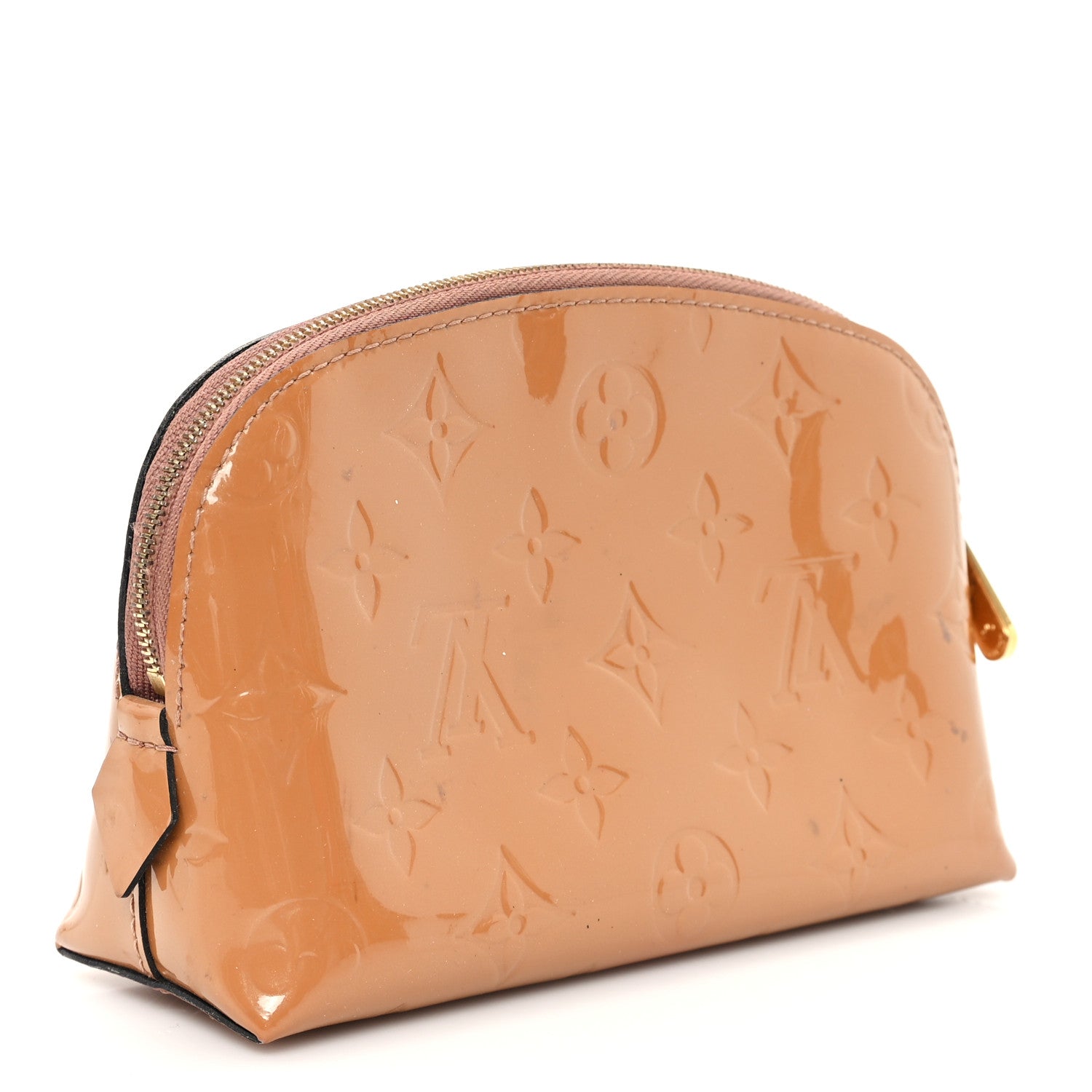 Louis Vuitton Vernis Cosmetic Pouch Rose Velours 3 of 6