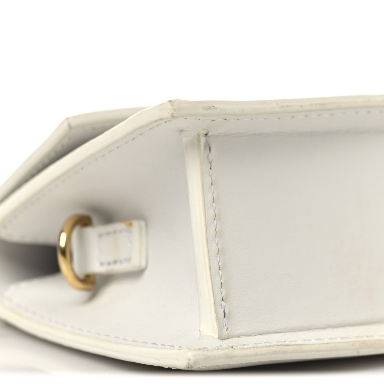 Jacquemus Smooth Calfskin Le Chiquito Long White 8 of 11
