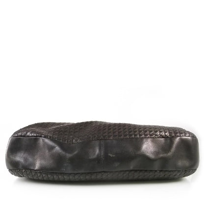 Bottega Veneta Nappa Intrecciato Shoulder Bag Ebano Nero 5 of 12