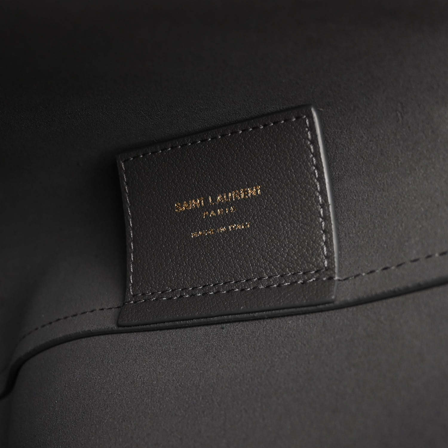 Saint Laurent Calfskin Large Shopping Tote Pebble 6 of 9