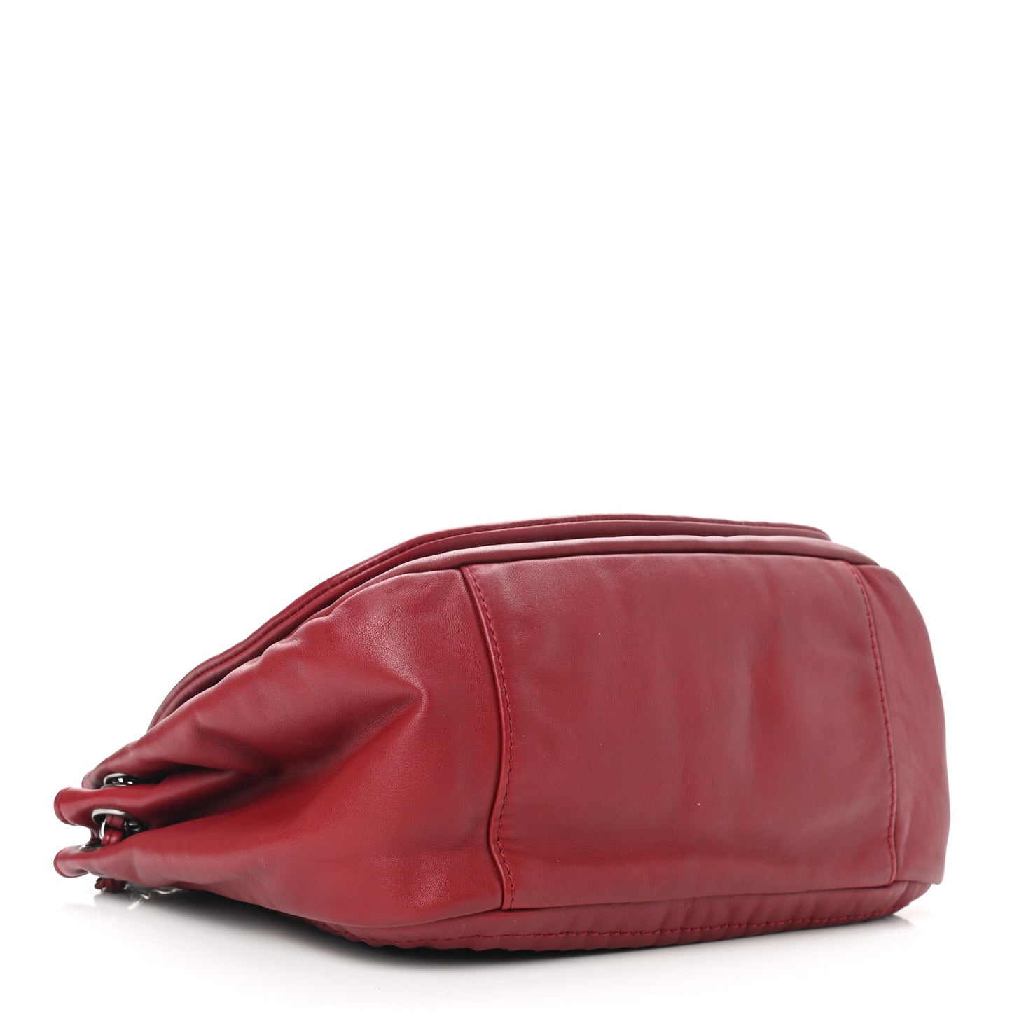 Smooth Calfskin Luxe Ligne Flap Red