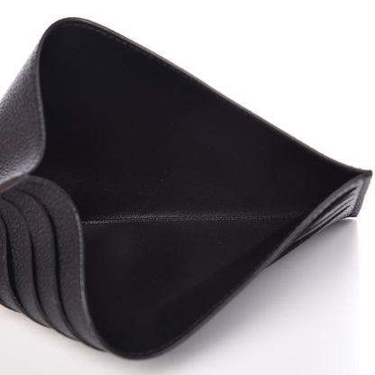 Louis Vuitton Calfskin Felicie Chain Wallet Card Holder Insert Black 5 of 9