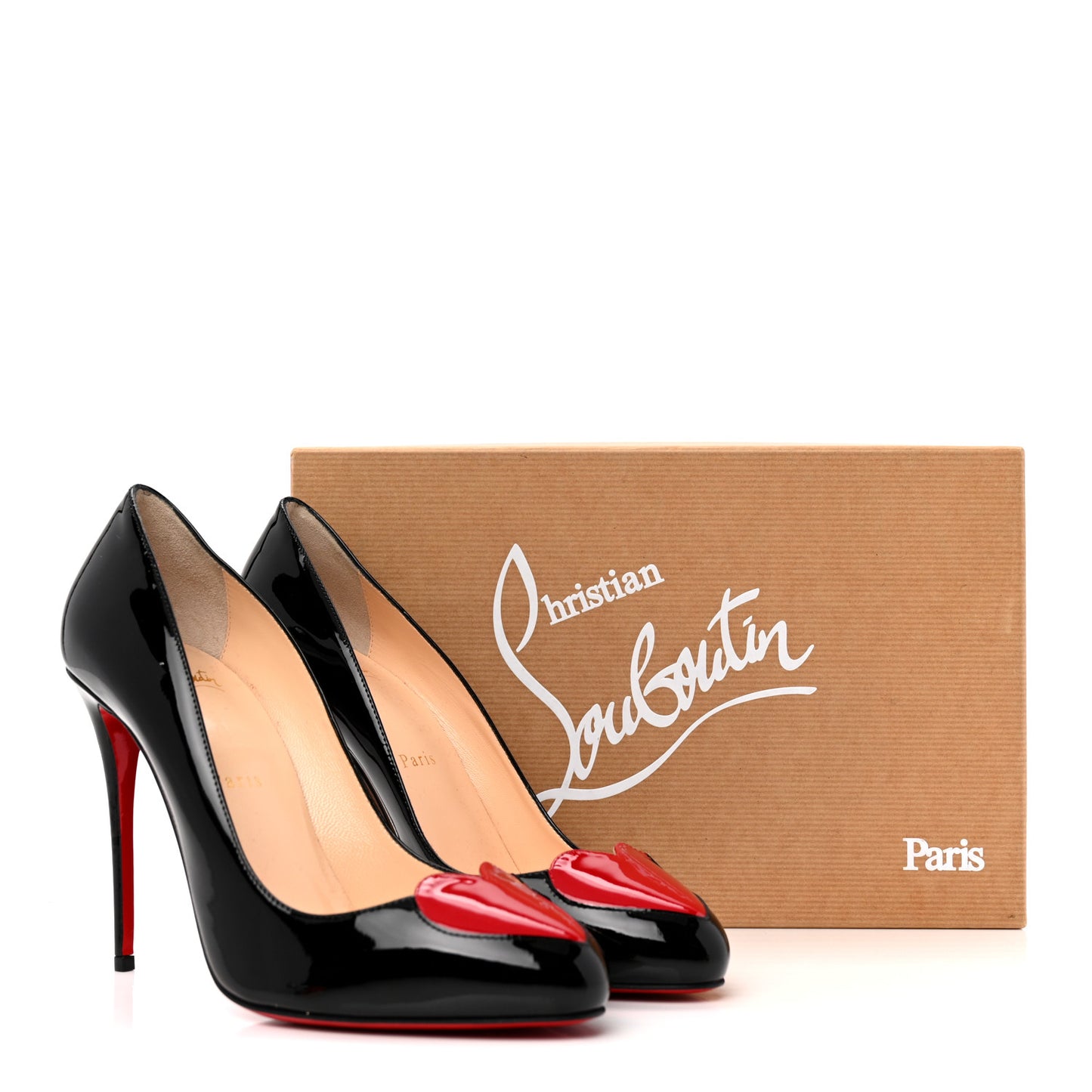 Patent Doracora 100 Pumps 39.5 Black Red