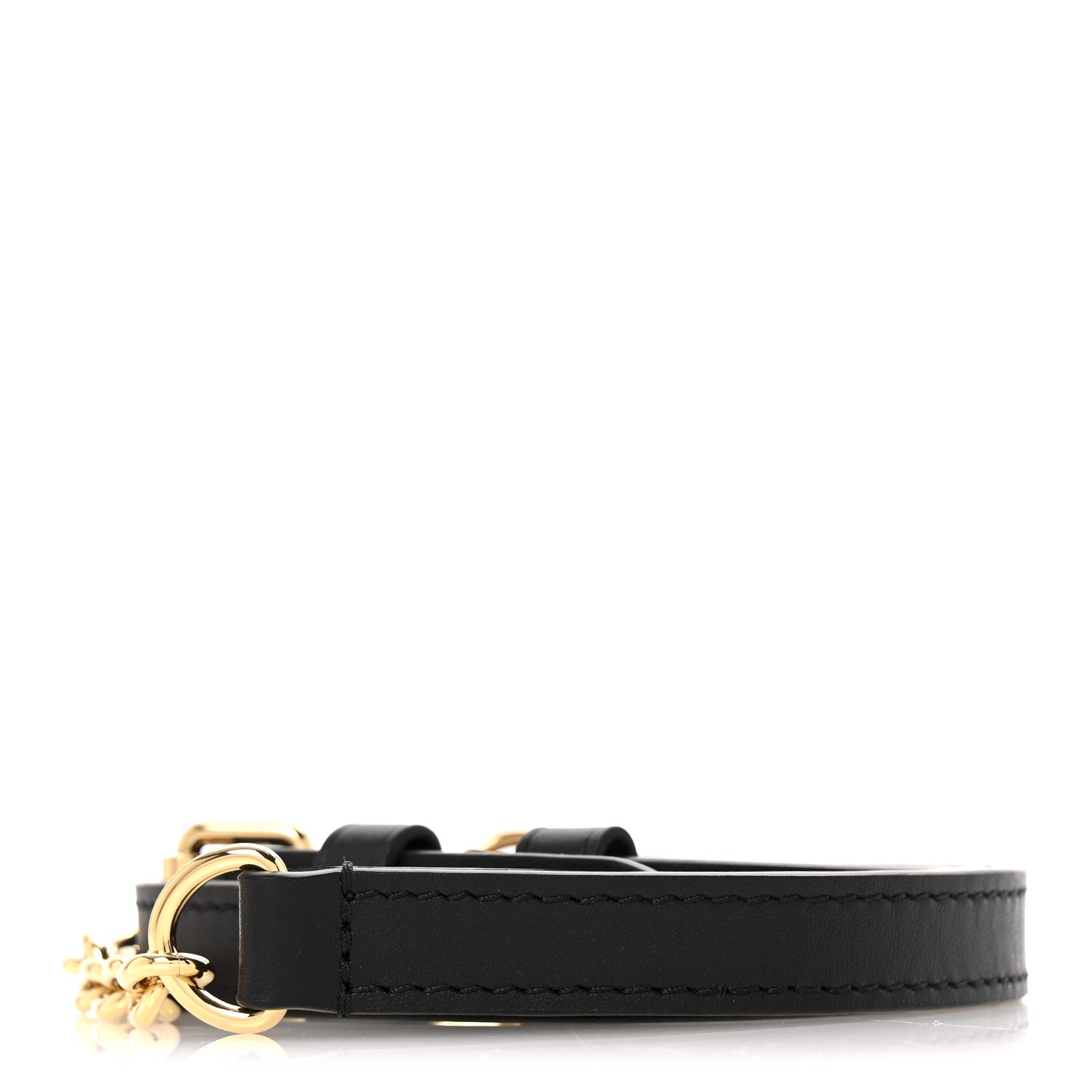 Louis Vuitton Calfskin Speedy Bandouliere 20 Shoulder Strap Black 2 of 3