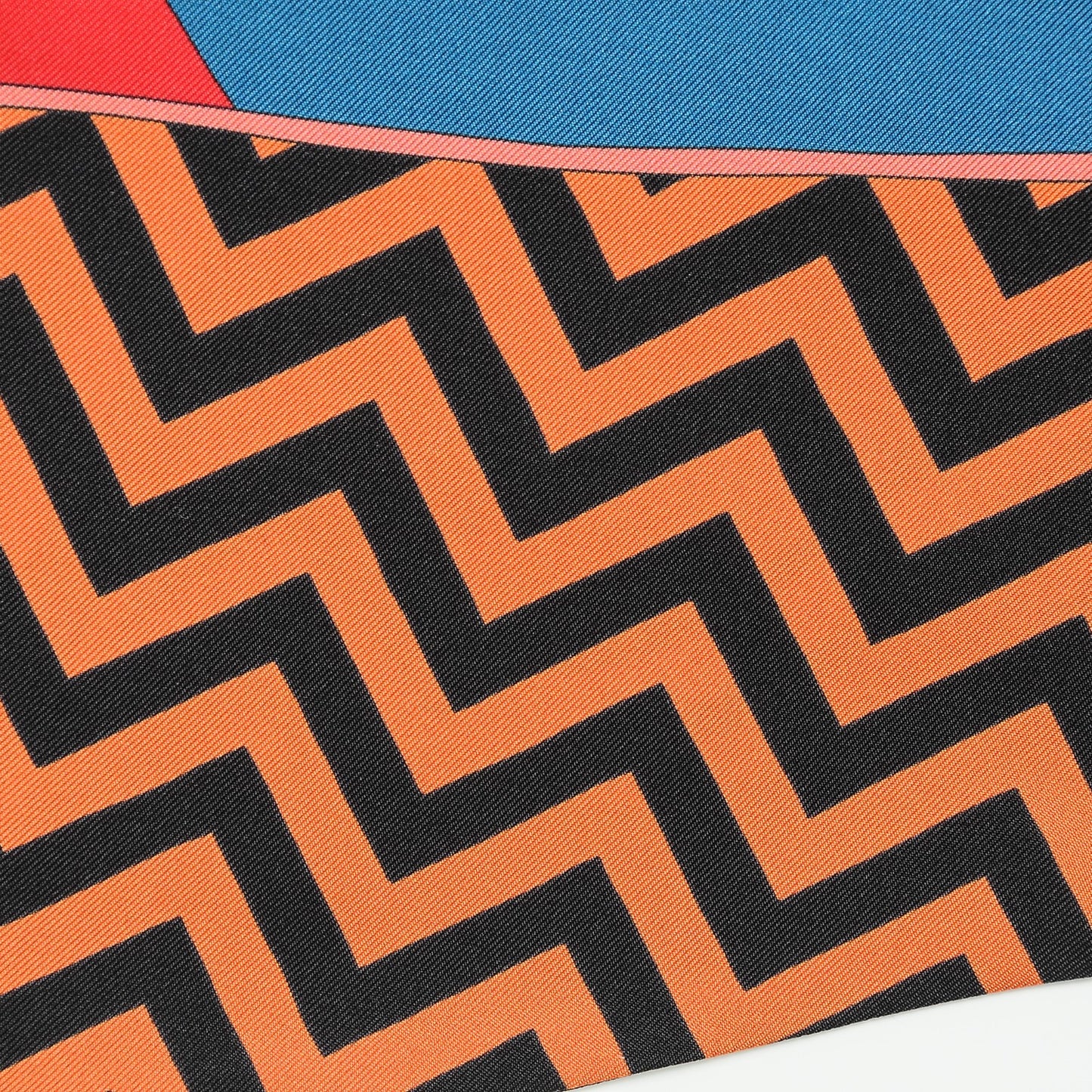 Silk Bouquets Selliers Maxi Twilly Rouge Bleu Black