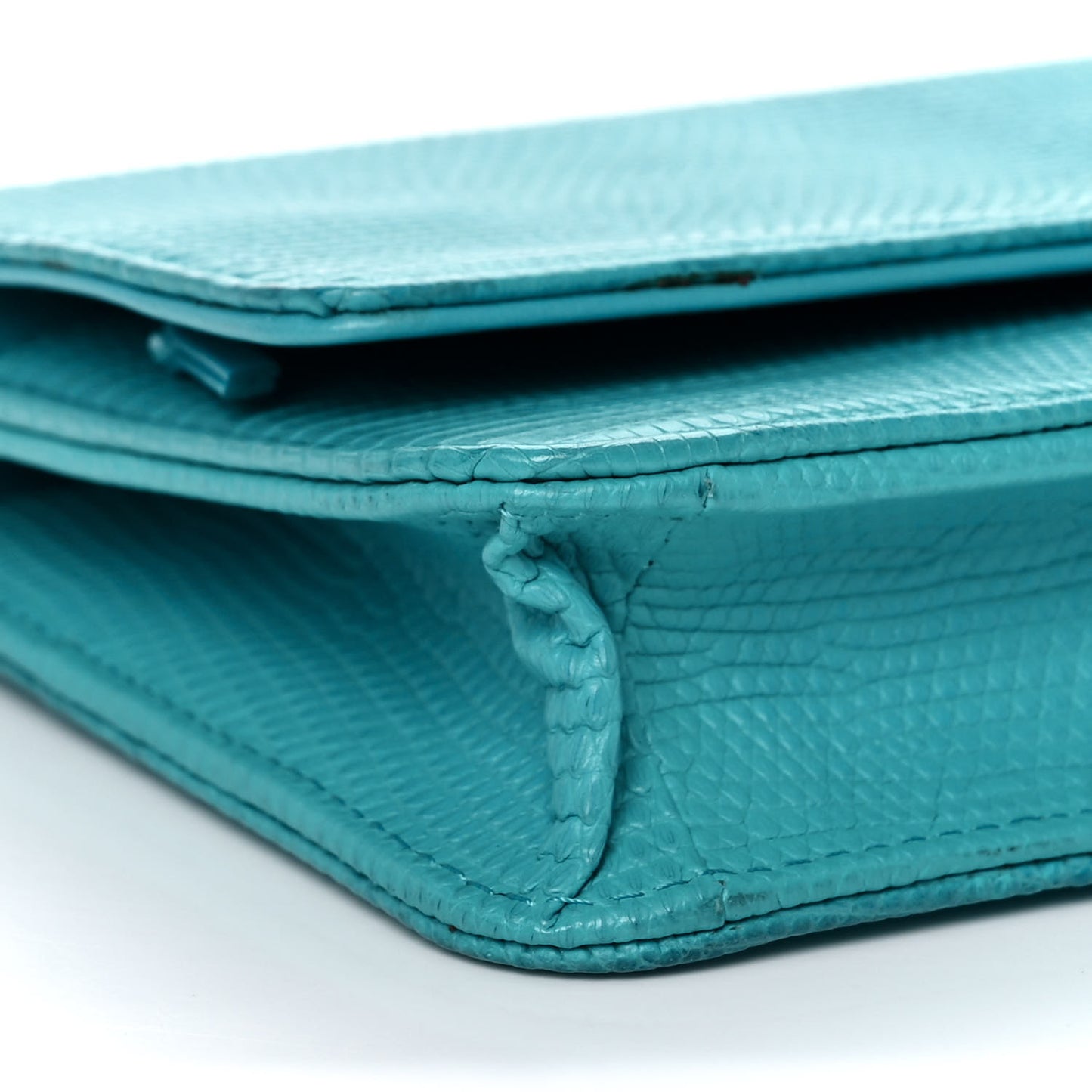 Lizard Wallet on Chain WOC Turquoise