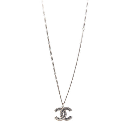 Chanel Baguette Crystal CC Necklace Gold 1 of 5