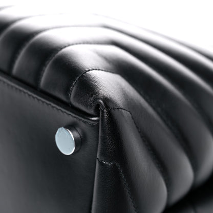 Saint Laurent Calfskin Y Quilted Monogram Large Loulou Chain Satchel Black 12 of 15