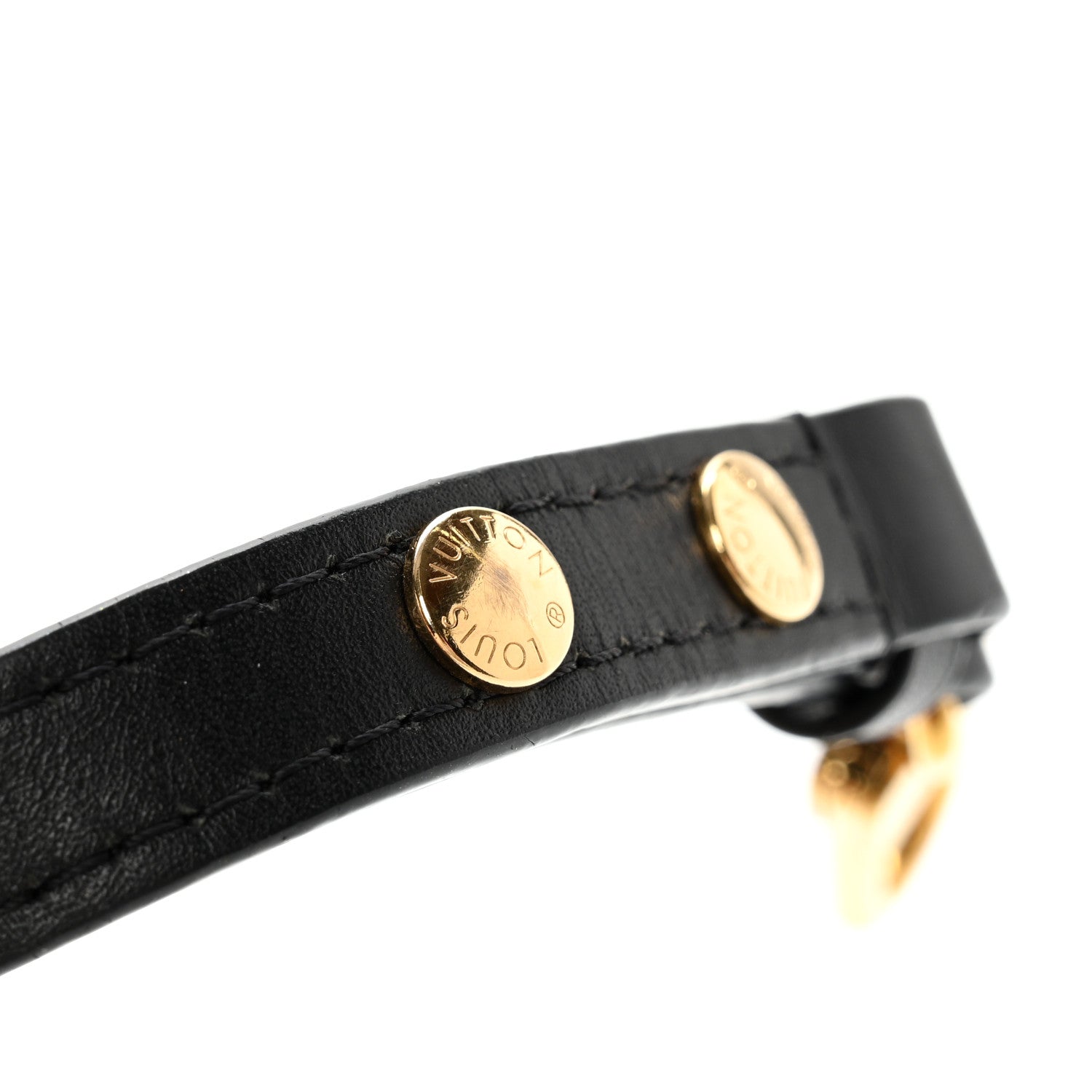 Louis Vuitton Calfskin Neo Noe Shoulder Strap Black 4 of 5