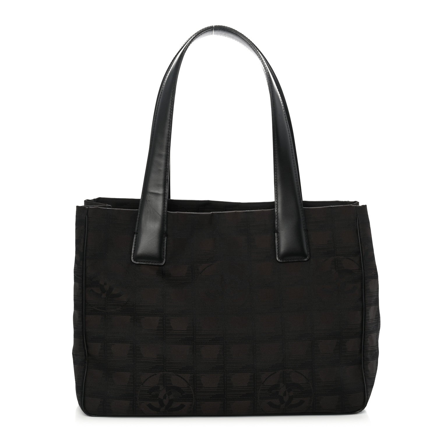 Chanel Nylon Small Travel Tote Brown 1 of 9