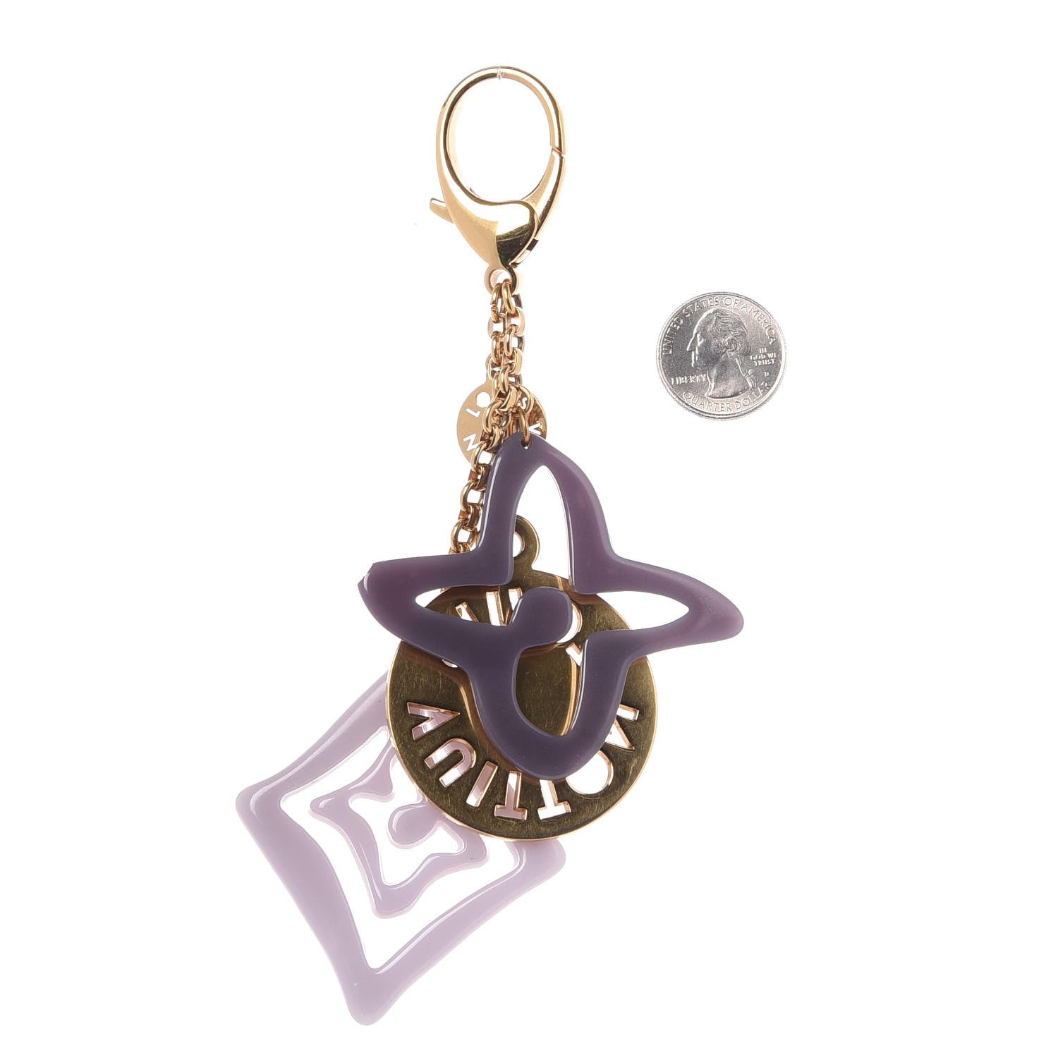 Louis Vuitton Tahitienne Bag Charm Lilac 2 of 4