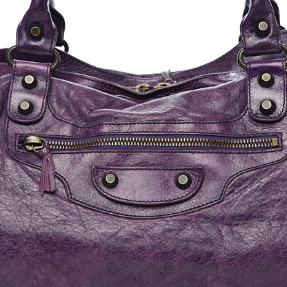 Balenciaga Agneau Classic Hardware City Raisin 18 of 18
