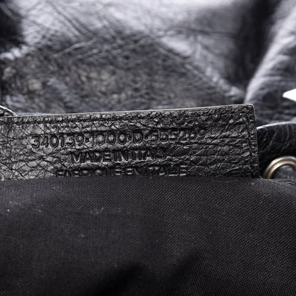 Balenciaga Agneau Classic Hardware S Traveler Backpack Black 7 of 7