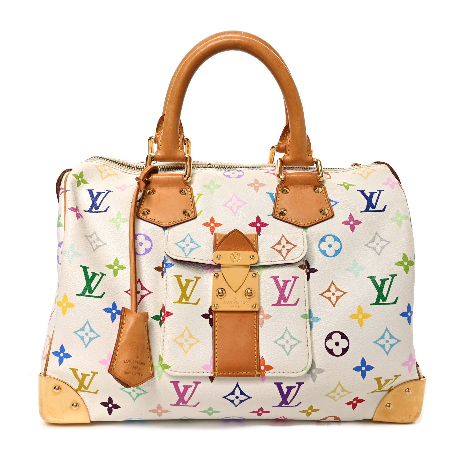 Louis Vuitton Monogram Multicolor Speedy 30 White 1 of 9