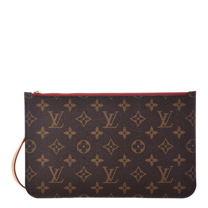 Louis Vuitton Monogram Neverfull MM GM Pochette Cherry 1 of 9