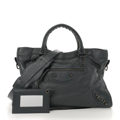Balenciaga Agneau Classic Hardware City Anthracite 3 of 12