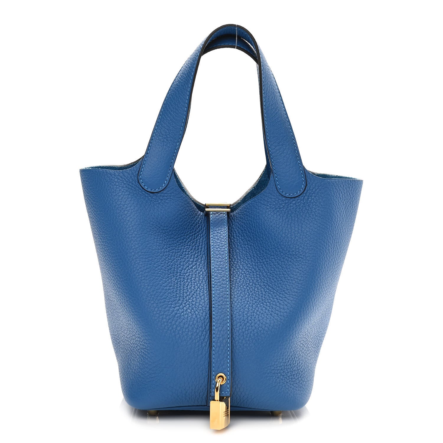 Hermes Taurillon Clemence Picotin Lock 18 PM Mykonos 1 of 11