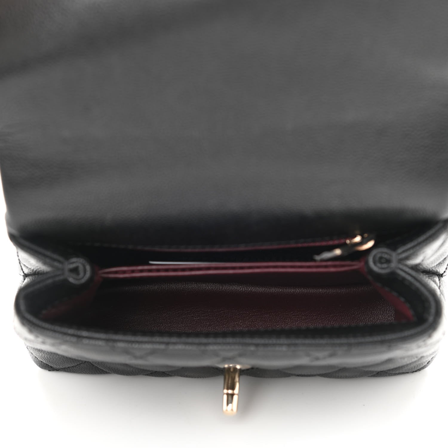 Chanel Caviar Quilted Extra Mini Coco Handle Flap Black 5 of 11