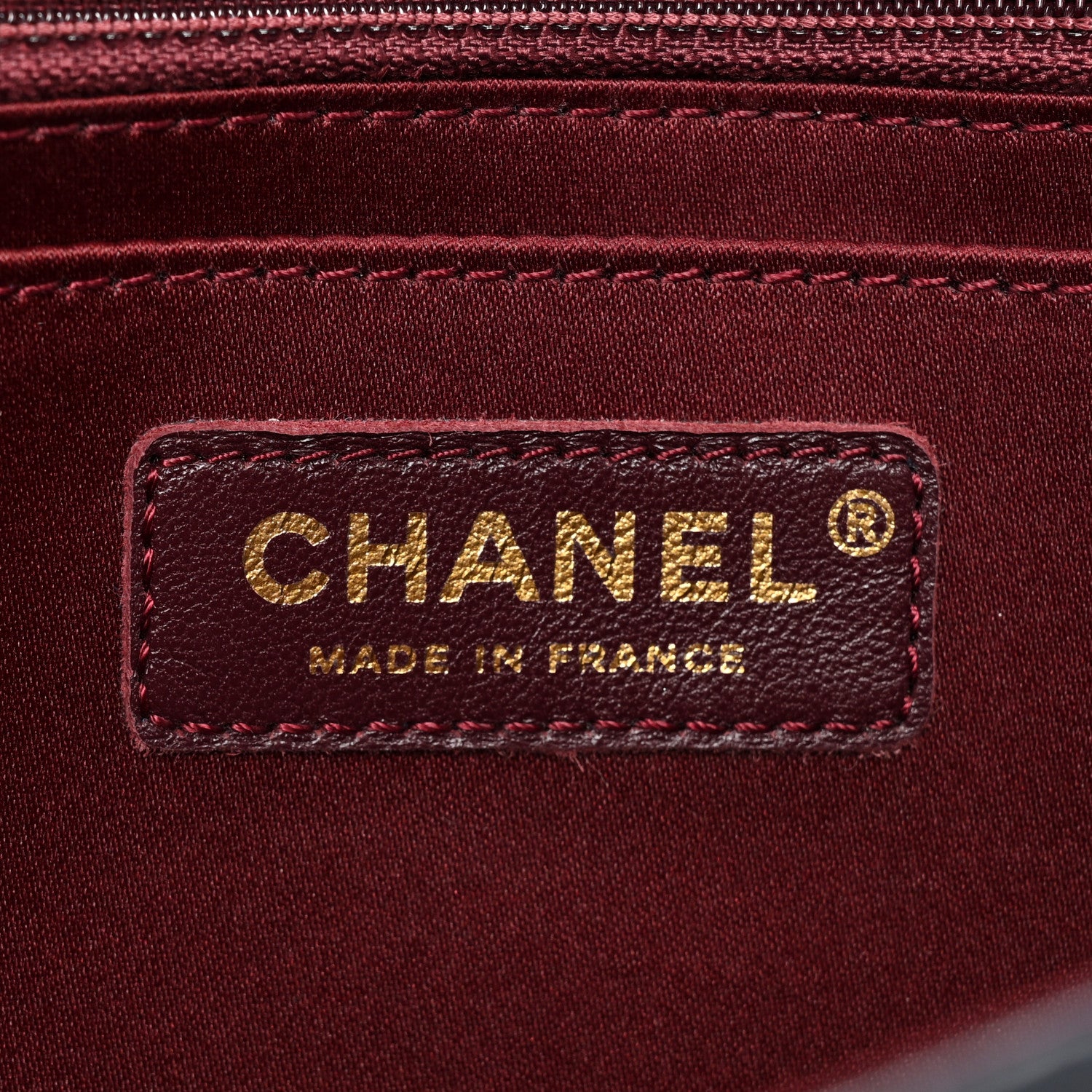 Chanel Lambskin Quilted Large Golden Class Flap Navy 7 of 15