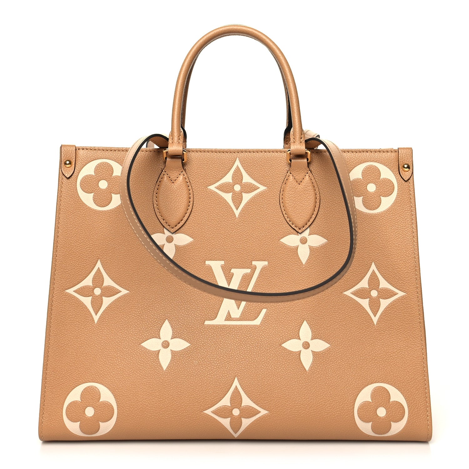 Louis Vuitton Empreinte Monogram Giant Onthego MM Arizona Creme 1 of 10