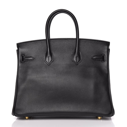 Hermes Swift Birkin 25 Black 4 of 38