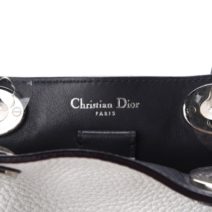 Christian Dior Bullcalf Mini Diorissimo Tote White 6 of 10
