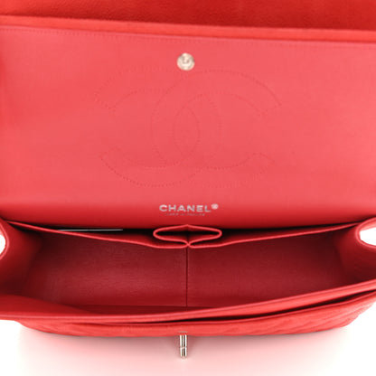 Chanel Iridescent Caviar Quilted Jumbo Double Flap Red 4 of 9