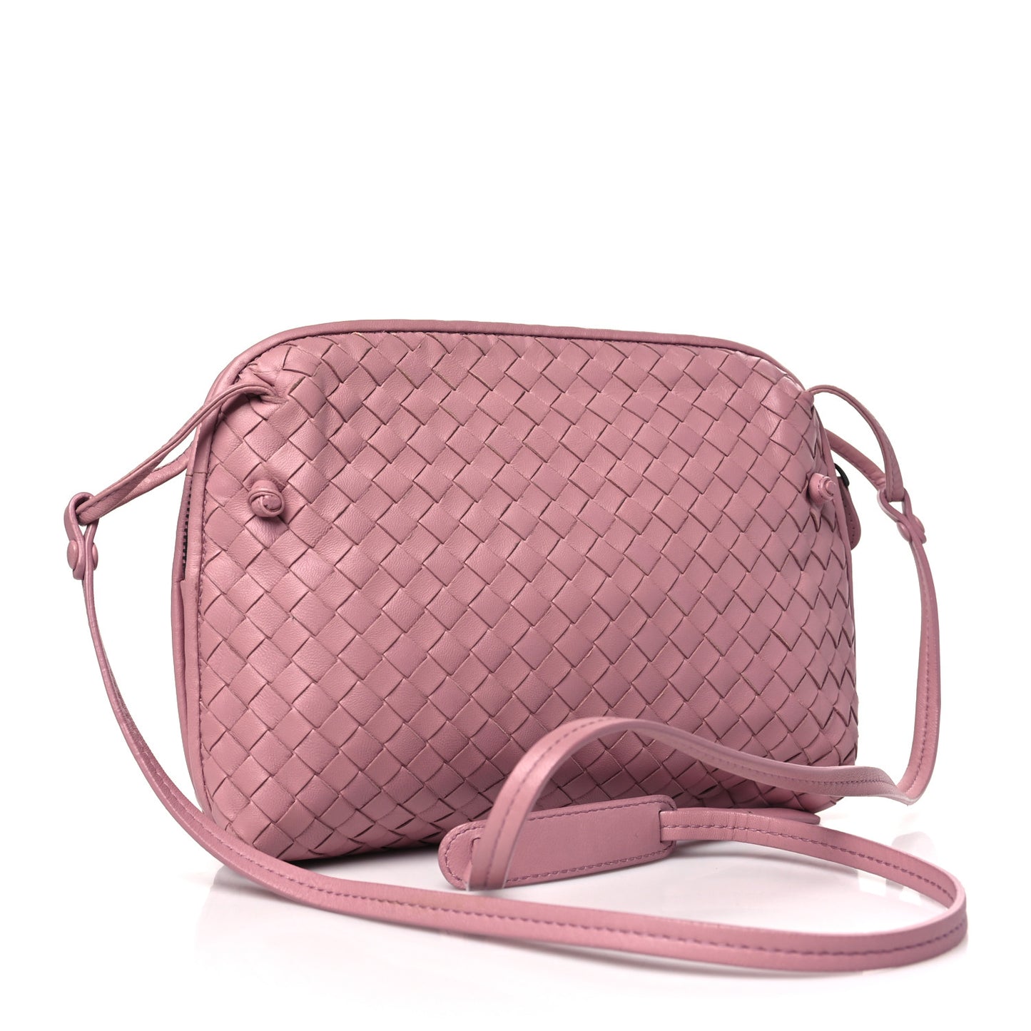 Nappa Intrecciato Nodini Crossbody Messenger Watteau