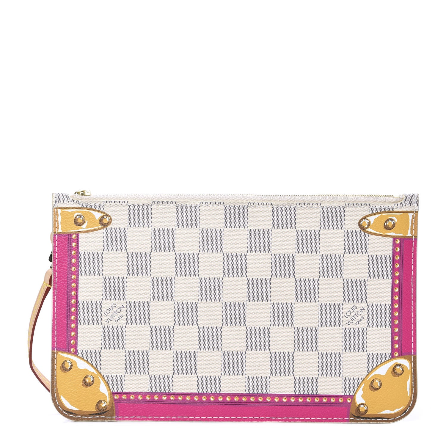 Louis Vuitton Damier Azur Miami Summer Trunks MM GM Pochette 1 of 9