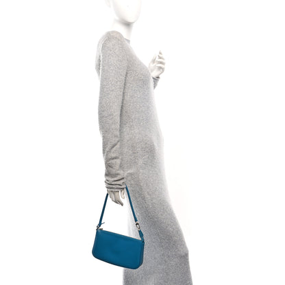 Louis Vuitton Epi Pochette Accessories NM Cyan 2 of 10
