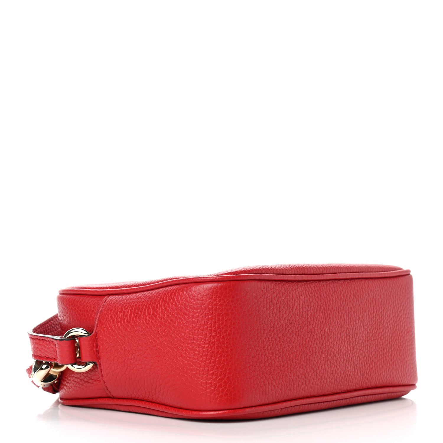 Gucci Pebbled Calfskin Small Soho Disco Bag Vibrant Red 4 of 7