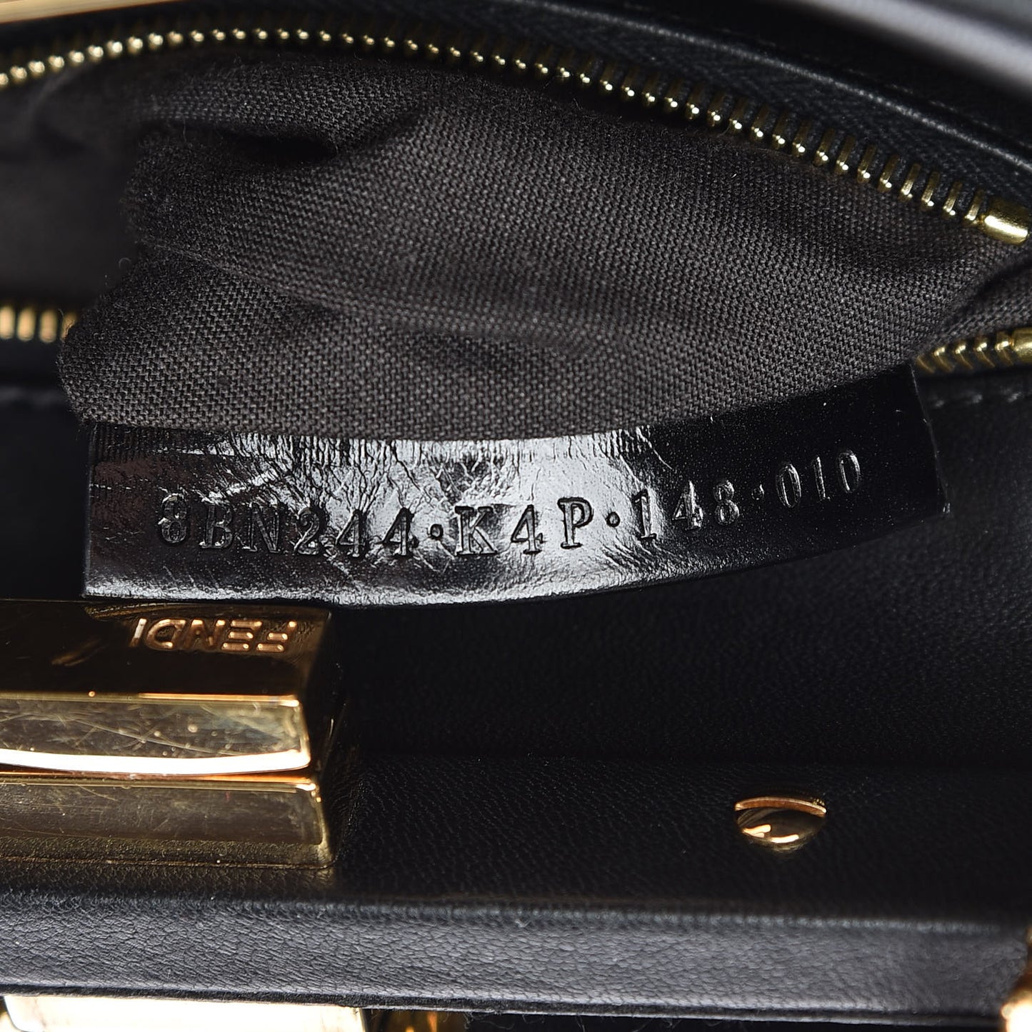 Nappa Mini Peekaboo Iconic Satchel Black
