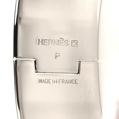 Hermes Enamel Wide Clic Clac H Bracelet PM Rouge Bandana 4 of 4
