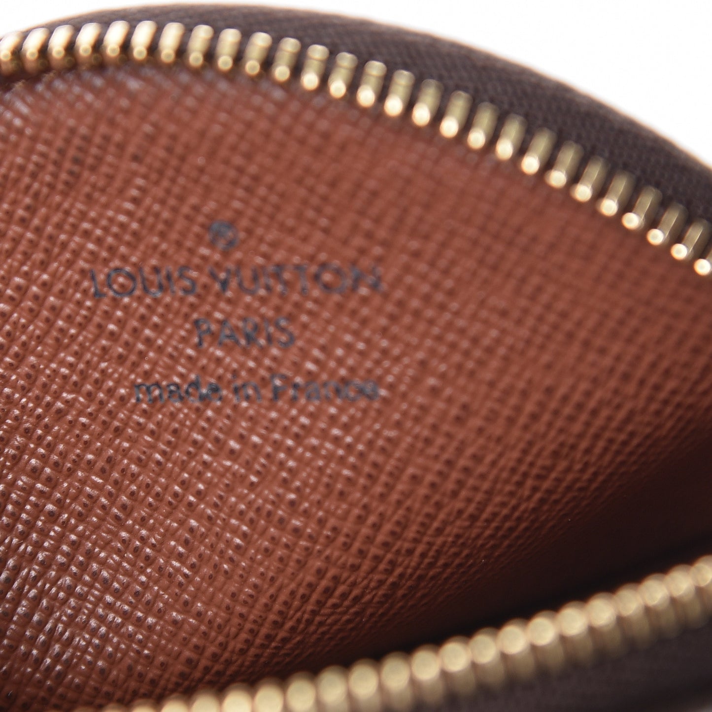 Monogram Round Coin Purse