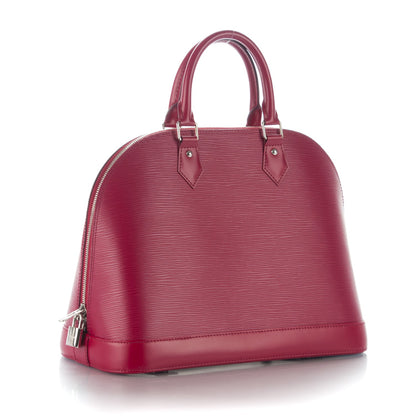 Louis Vuitton Epi Alma MM Fuchsia 3 of 8