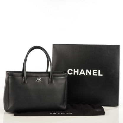 Chanel Calfskin Cerf Executive Shopper Tote Black 5 of 8