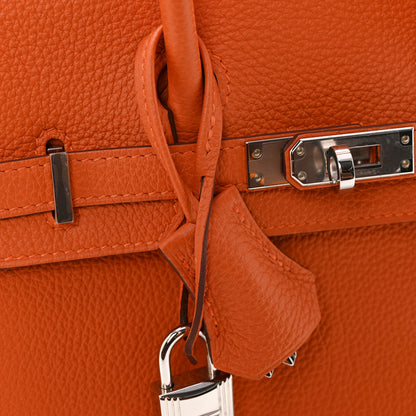 Hermes Togo Birkin 25 Orange 11 of 12