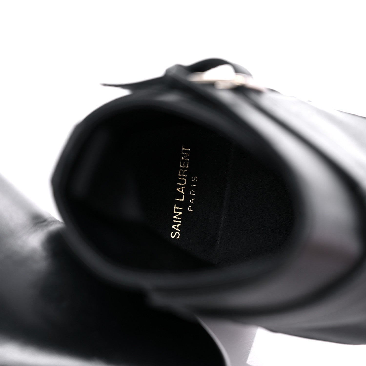 Saint Laurent Calfskin Mens Ankle Boots 46 Black 11 of 17