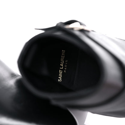 Saint Laurent Calfskin Mens Ankle Boots 46 Black 11 of 17