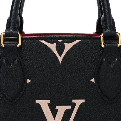 Louis Vuitton Empreinte Monogram Giant Onthego PM Black Beige 8 of 11