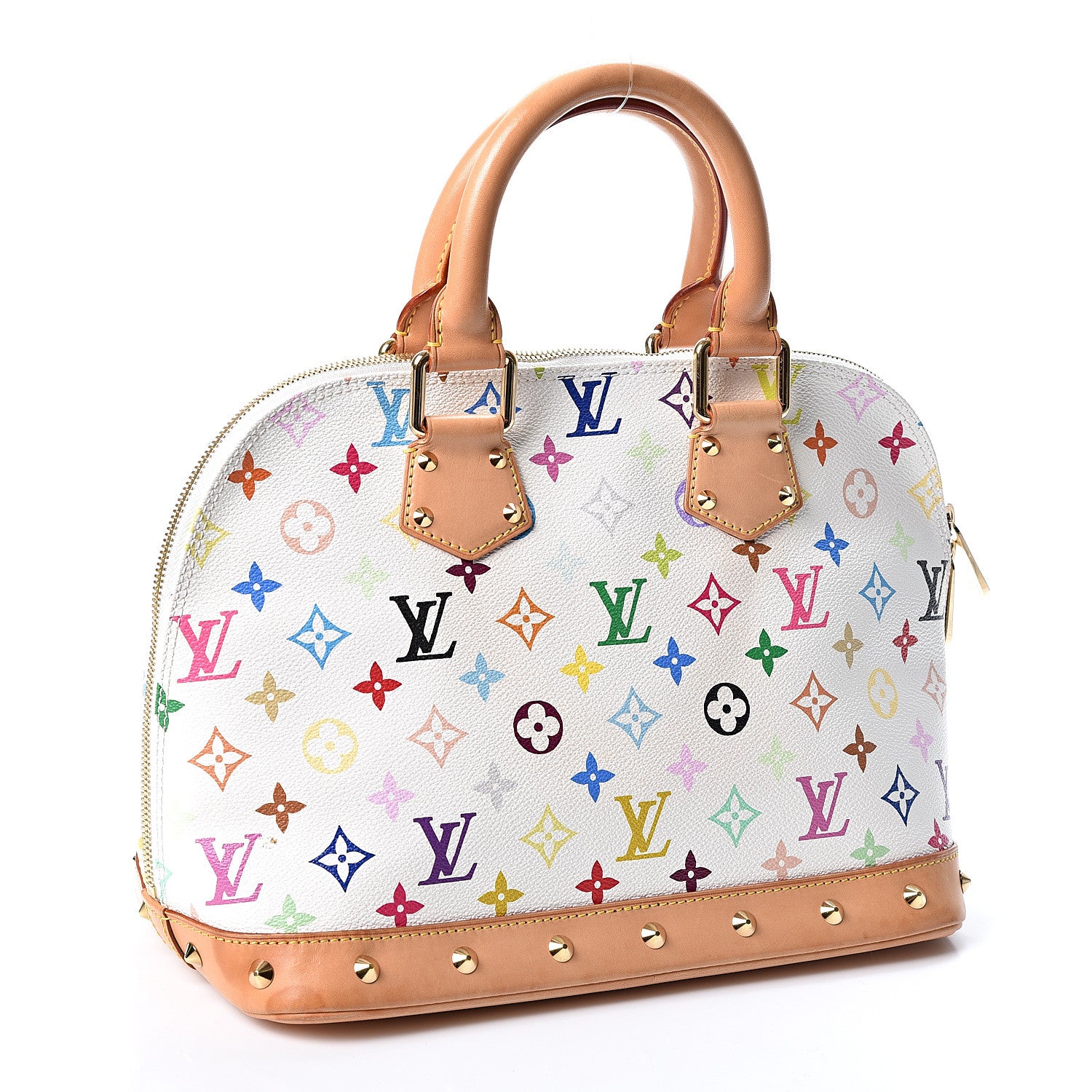 Louis Vuitton Monogram Multicolor Alma White 2 of 9